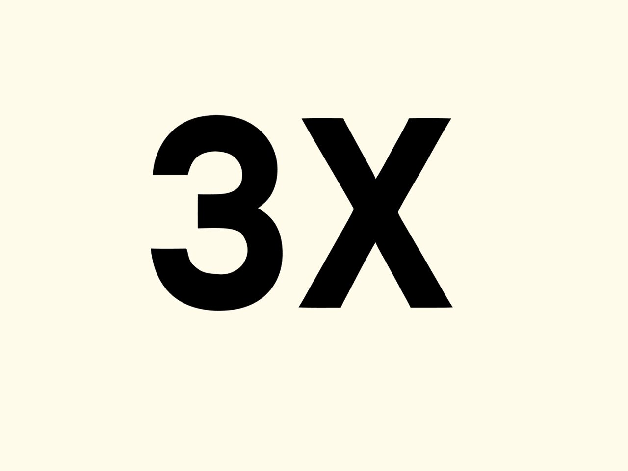 Up to 3x