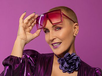 Stilisiertes Porträt einer Frau