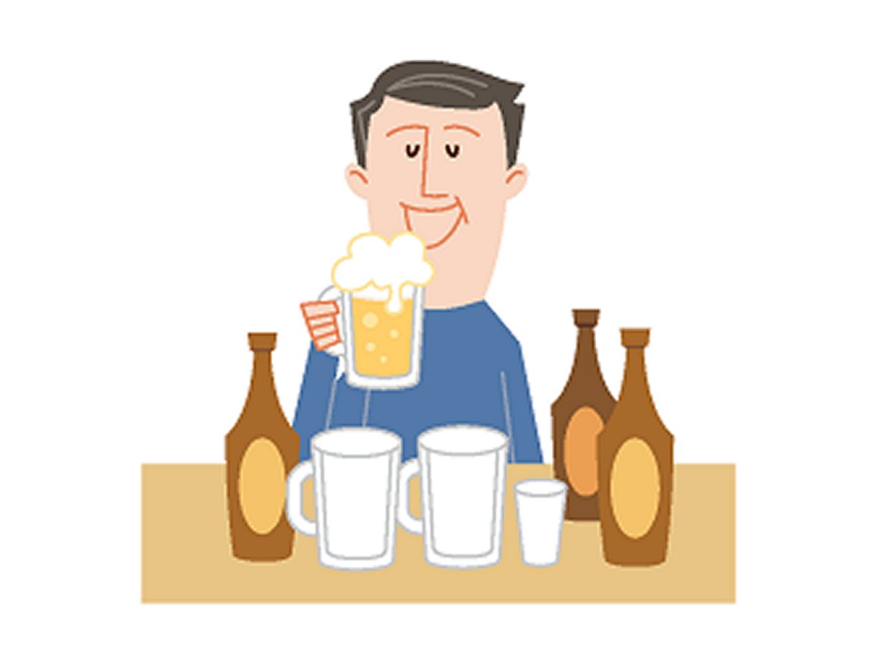  アルコールを多飲している