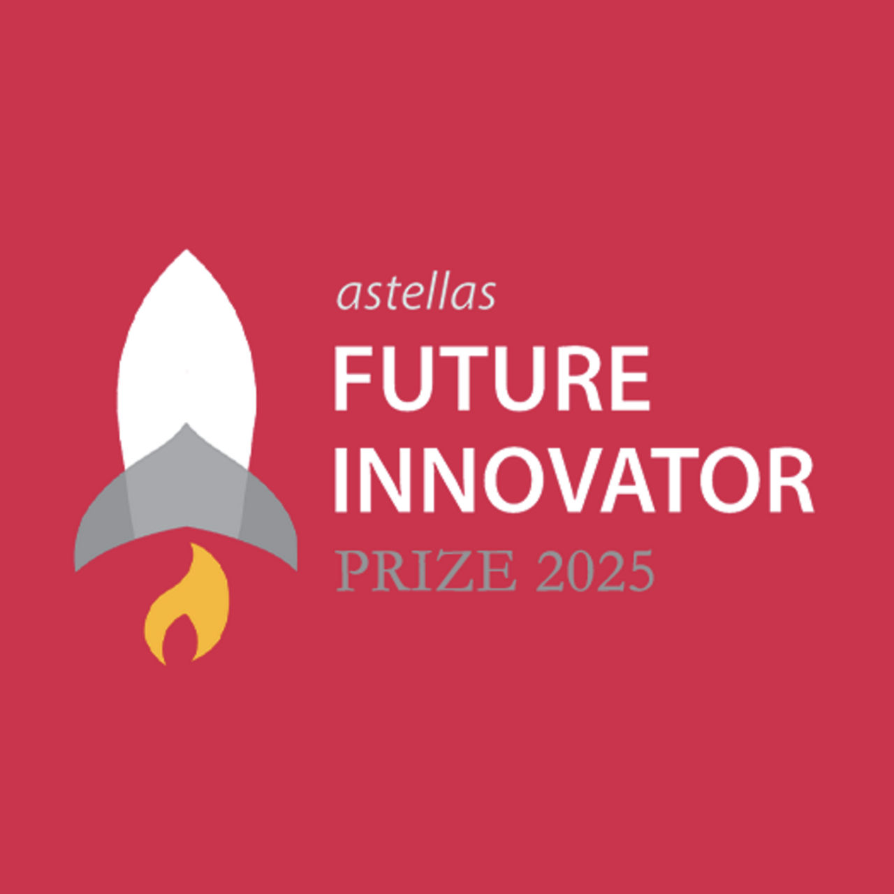 Astellas Future Innovator Prize 2025 with animated rocket ship to symbolize how Astellas helps entrepreneurs launch their dreams.