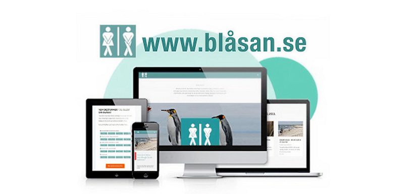 Bild med hänvisningstext till www.blåsan.se.
