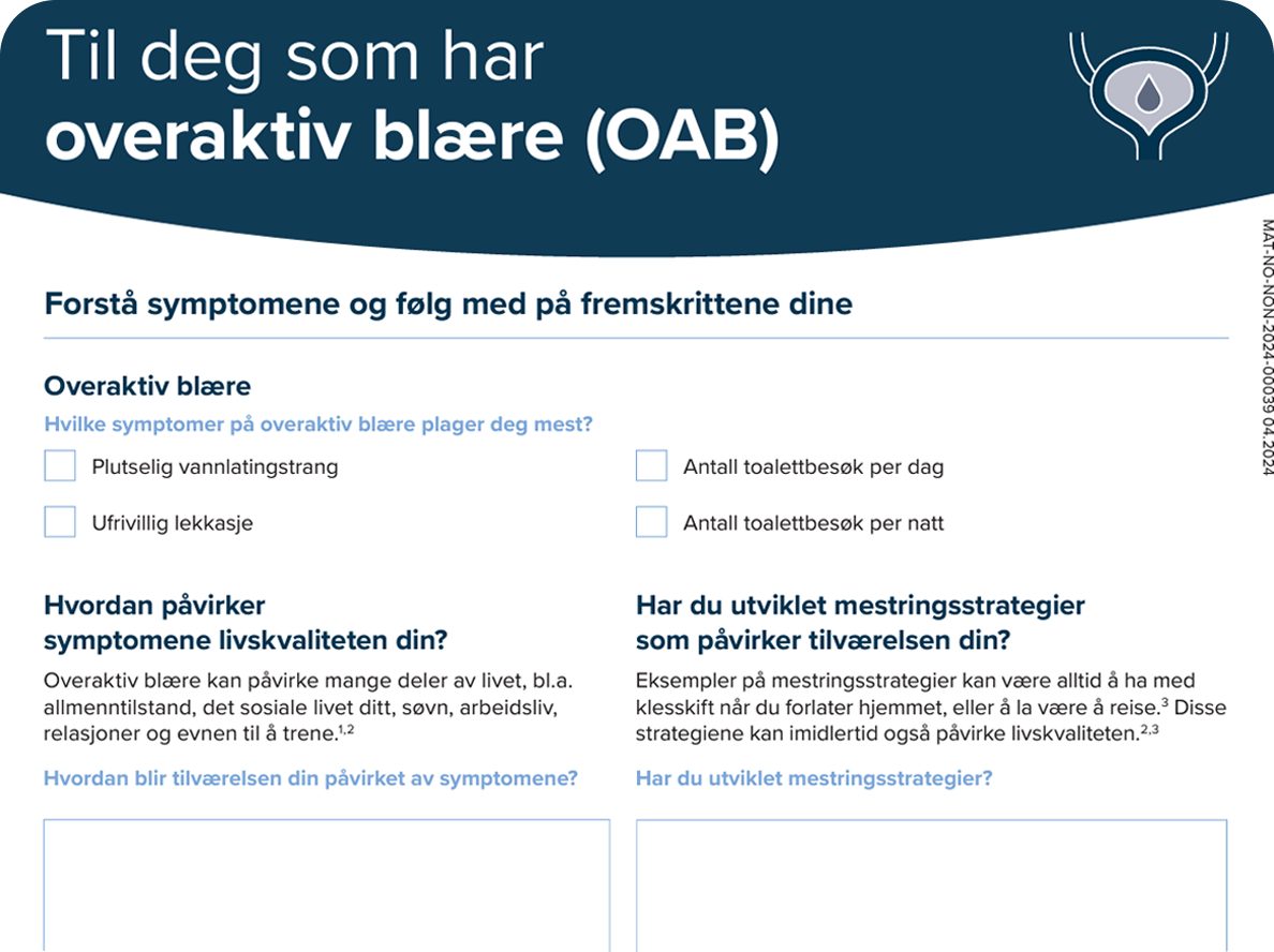 Til deg som har overaktiv blære