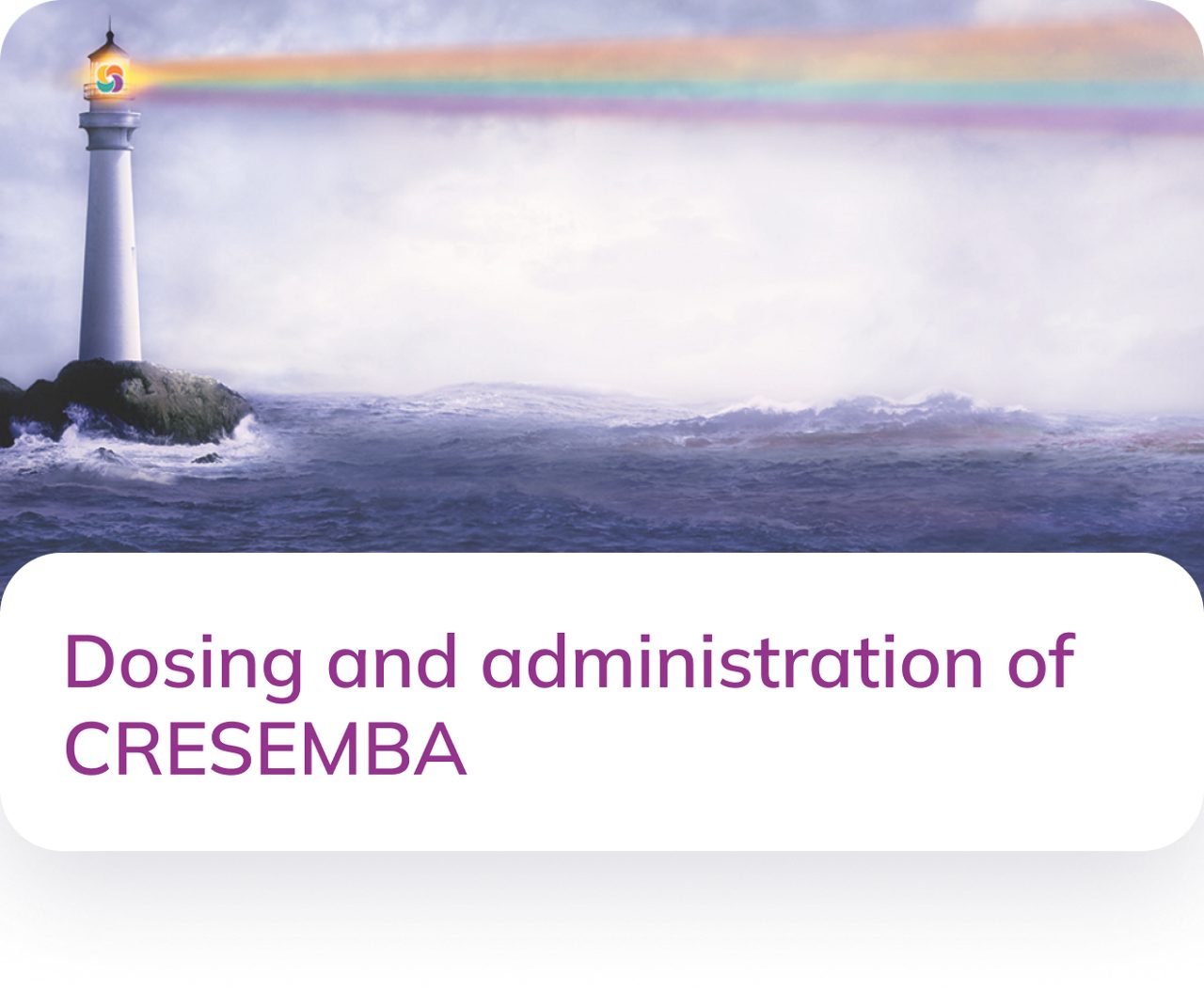 Dosing and administration of CRESEMBA