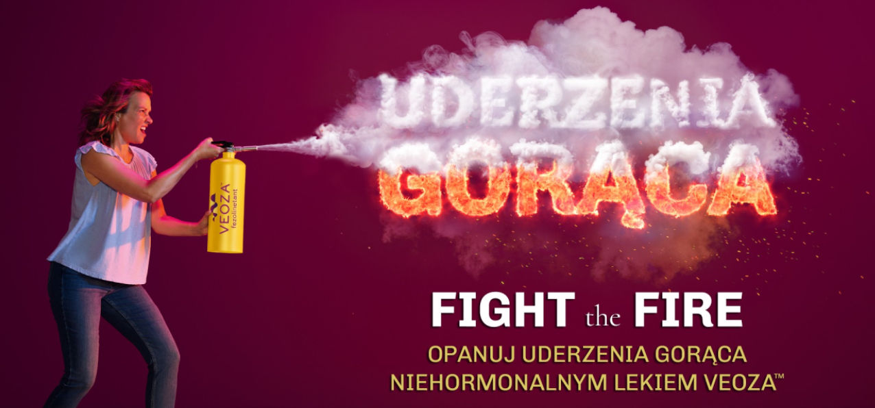 Lek VEOZA™ (fezolinetant) jest wskazany do leczenia umiarkowanych do ciężkich objawów naczynioruchowych (ang. vasomotor symptoms, VMS) związanych z menopauzą.*1