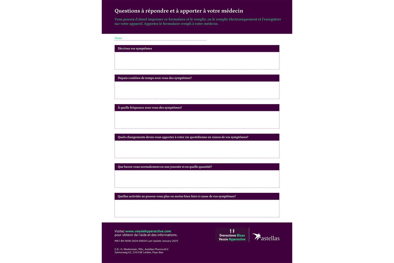 Questions à poser à votre médecin