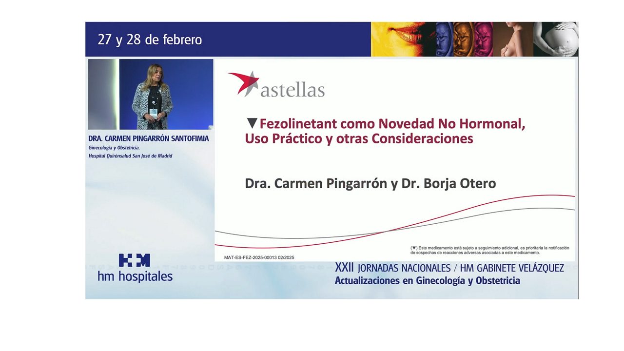 Fezolinetant como Novedad No Hormonal: Uso Práctico y Otras Consideraciones. Ver video