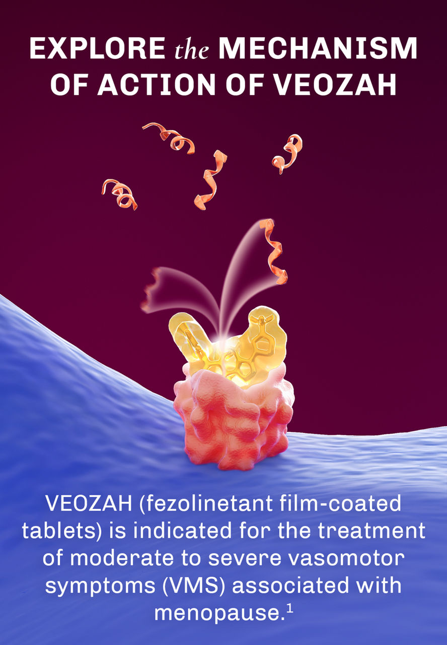 Woman on the beach with wind in her face. Refine how you treat menopausal VMS