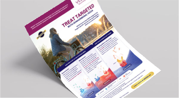 Image to download VEOZA™ (fezolinetant) mechanism of action card