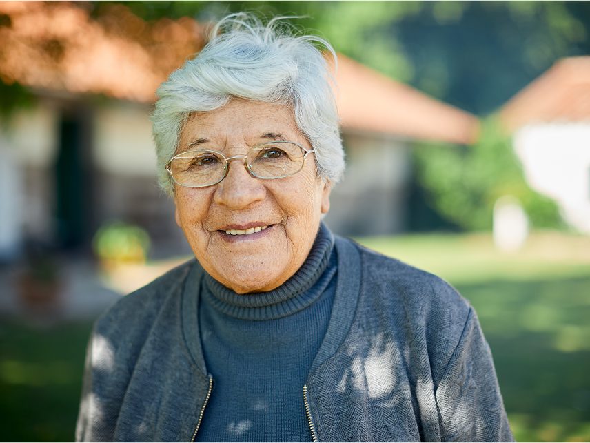  An older adult with glasses reflects Astellas’ work in ophthalmology to treat retinal diseases and improve vision care.