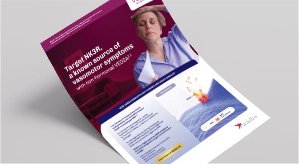 Image to download VEOZA™ (fezolinetant) mechanism of action card