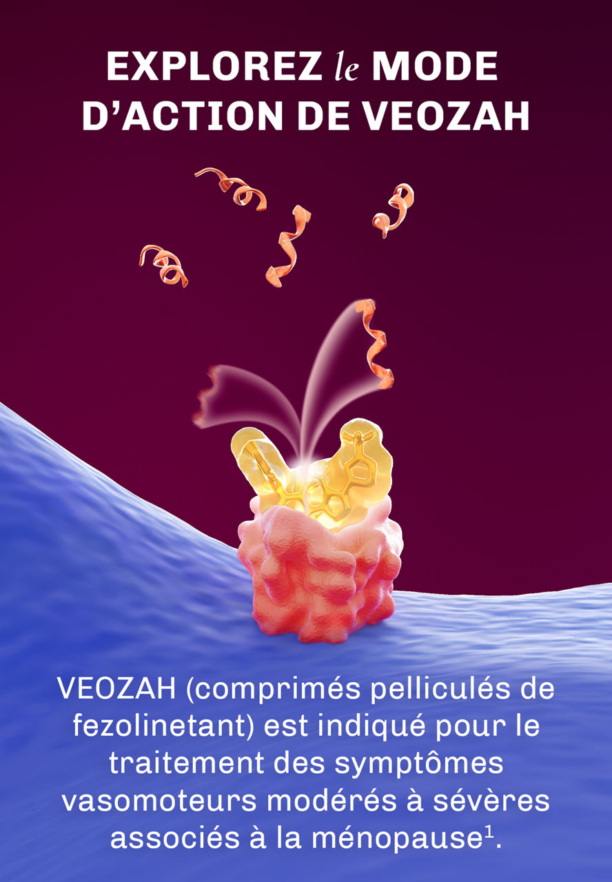 Explorez le mode d’action de VEOZAH