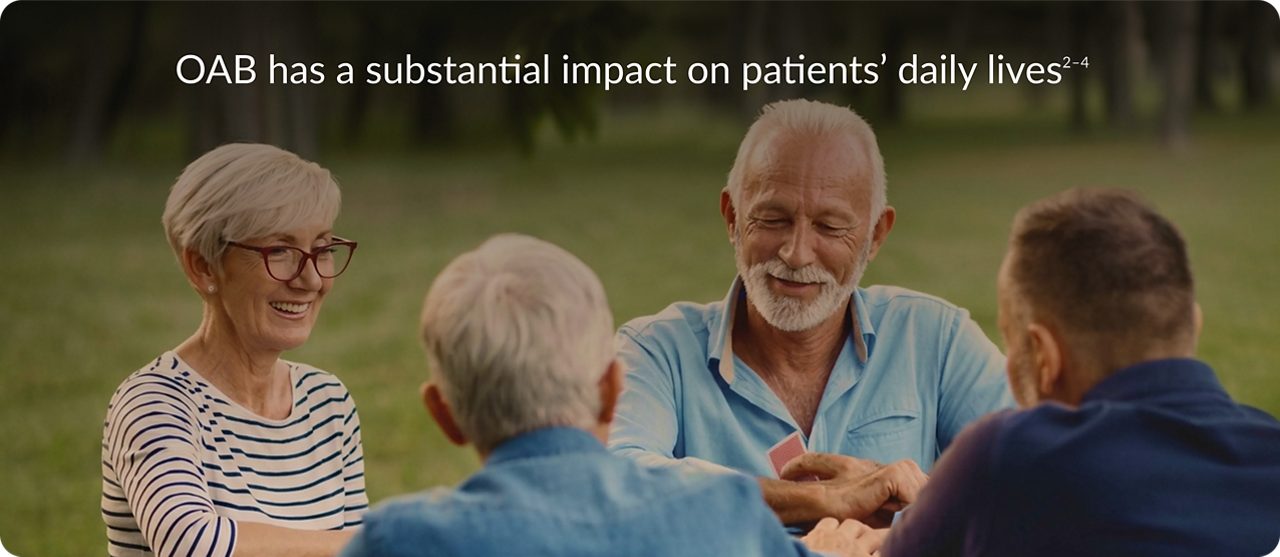 OAB has a substantial impact on patients’ daily lives
