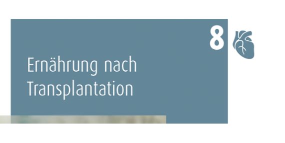 Ernährung nach der Transplantation