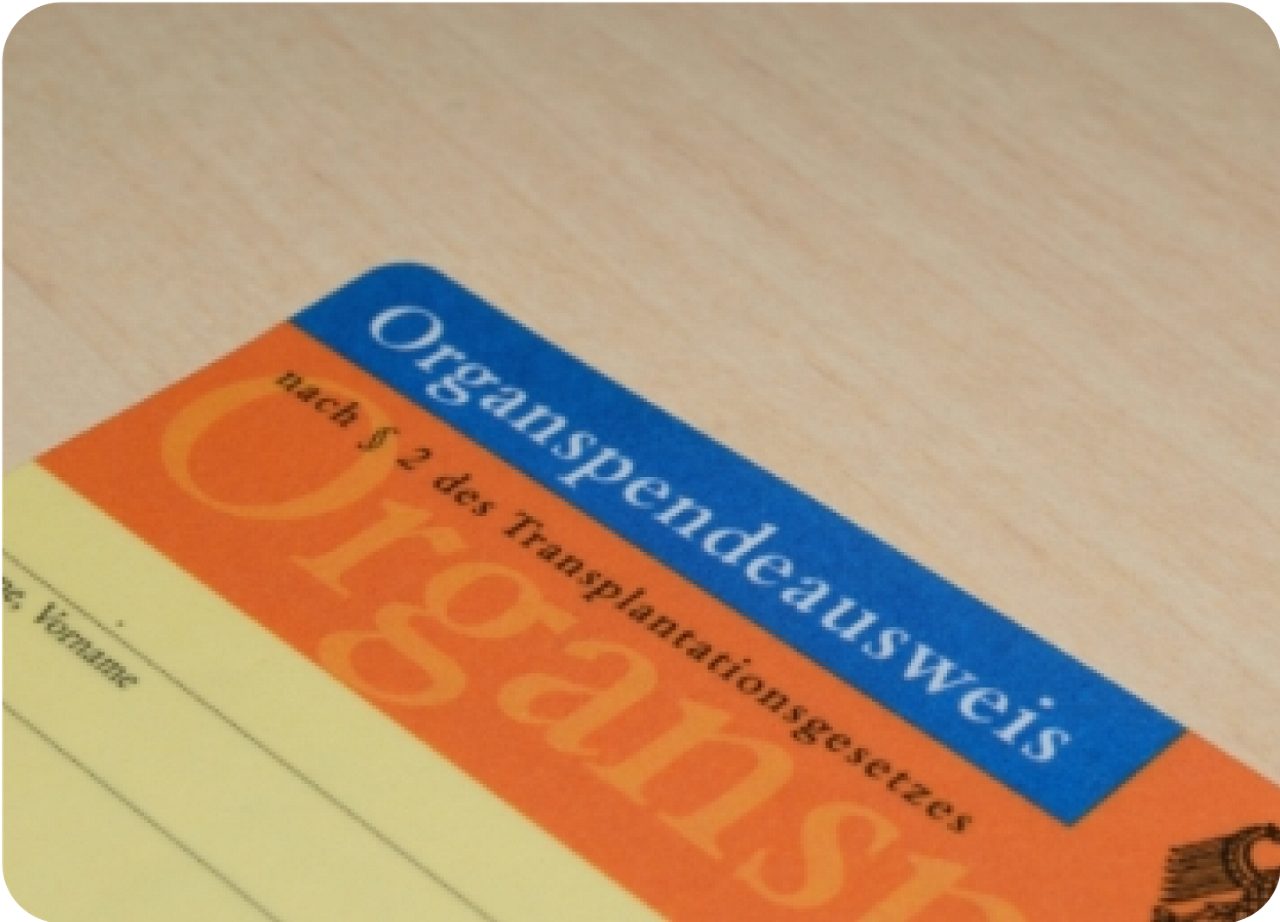 Organspendeausweis