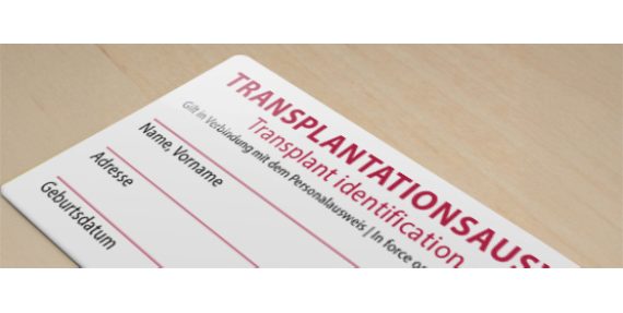 Transplantationsausweis