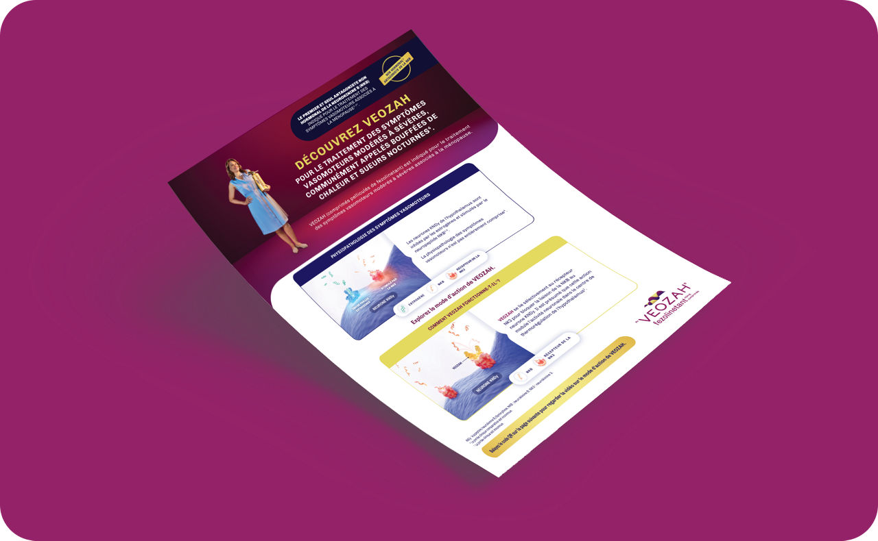 Consultez ce bref document sur le mode d’action de VEOZAH1