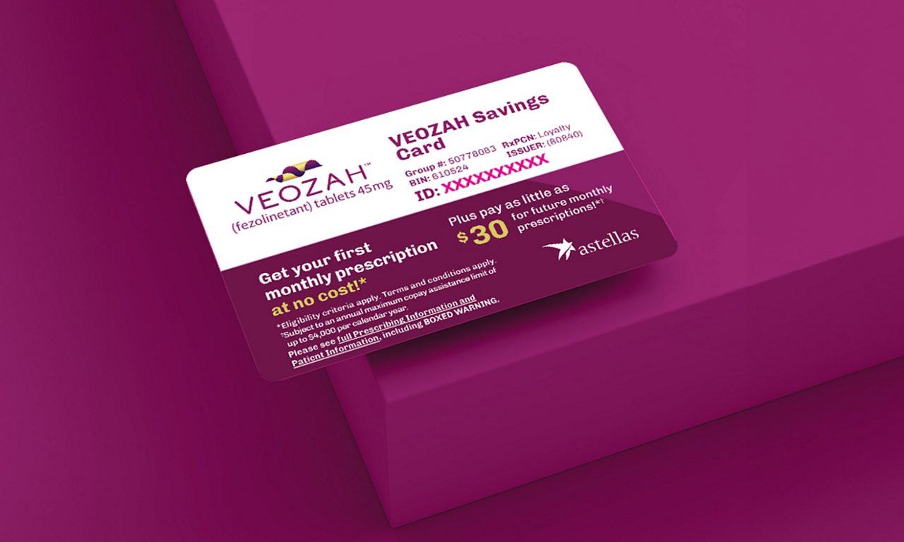 VEOZAH Digital downloadable savings card