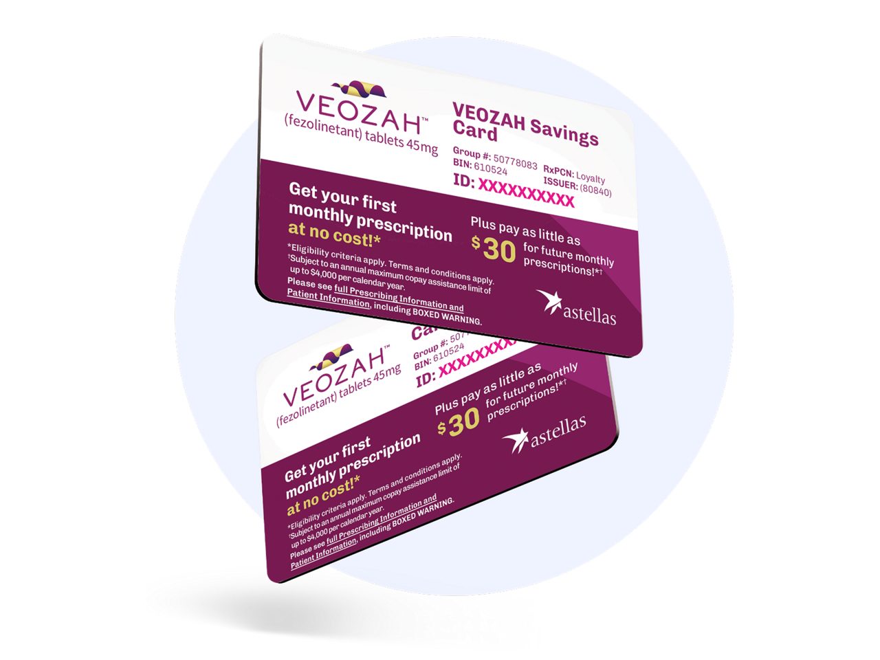 VEOZAH™ (fezolinetant) Savings Card