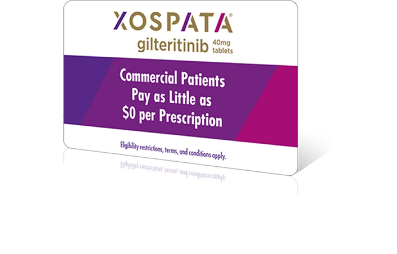 XOSPATA® (gilteritinib) Copay Card.