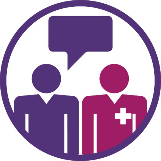 Communicating with doctors.